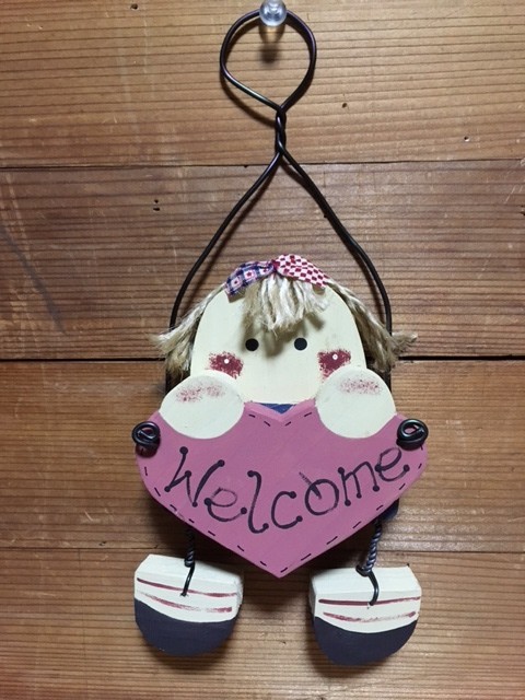 画像1: Welcomeボード・女の子・ピンク